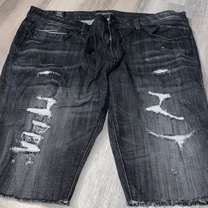Black Denim Shorts Jeans